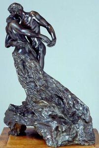 Cette sculpture de Camille Claudel représente un couple enlacé, en train de danser la valse