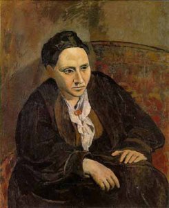 Tableau représentant Gertrude Stein, par Picasso