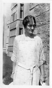 Photographie en noir et blanc de Cecilia Helena Payne Gaposchkin