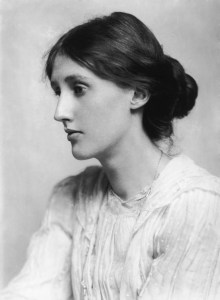 Photographie en noir et blanc de Virginia Woolf