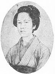 Portrait de la onna-bugeisha Nakano Takeko