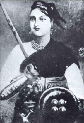 Portrait de Lakshmi Bai