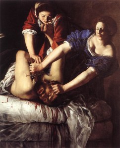 Judith décapitant Holopherne  - Artemisia Gentileschi