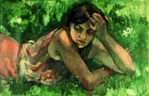 Amrita Sher Gil - Hungarian gypsy girl